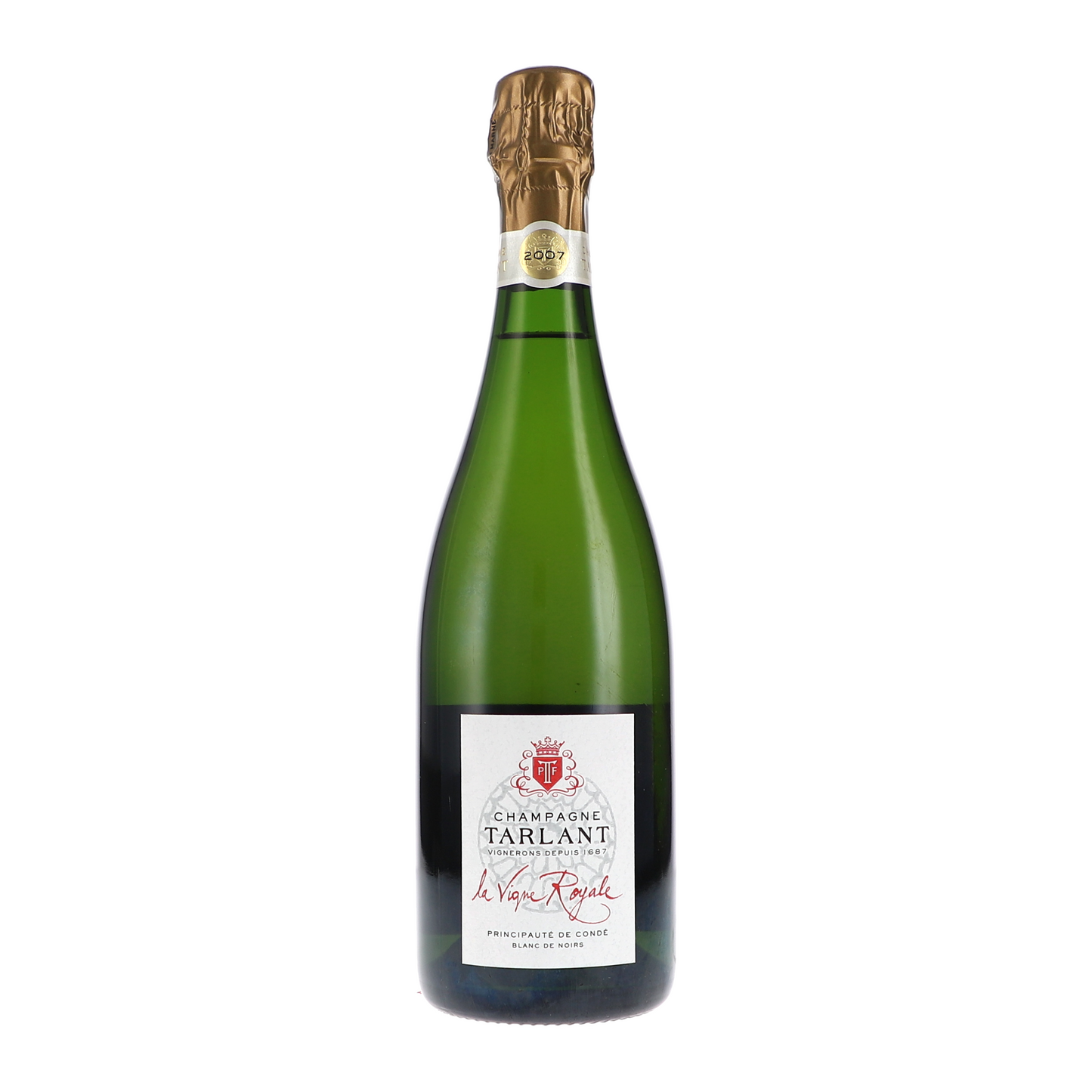Champagner La Vigne Royale, Brut Nature, Blanc de Noirs 2007